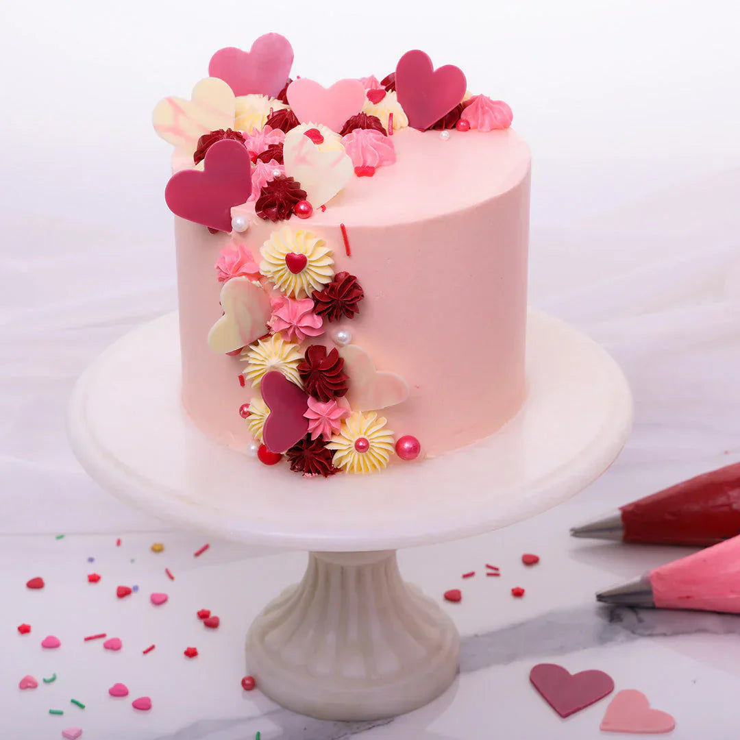 Romantic Anniversary Buttercream Cake